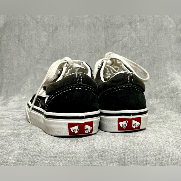Vans Kids Black and White Sneakers - Picture 3 of 6
